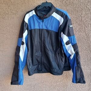 Bilt Motorcycle Jacket XL Black and Blue